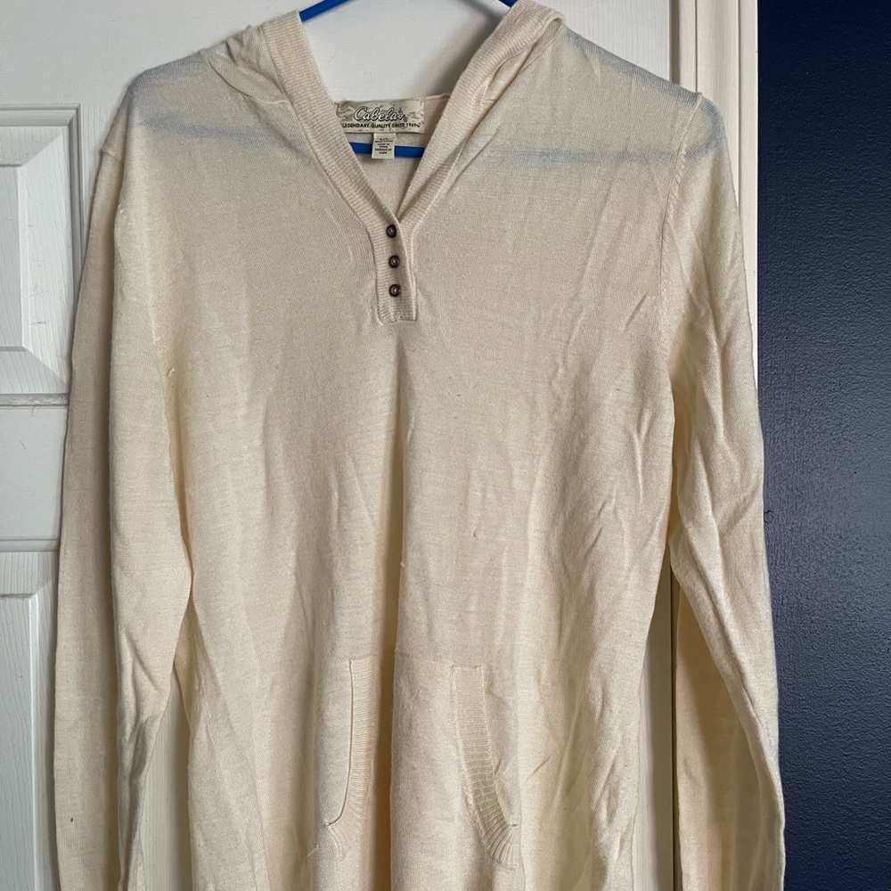 Light weight pullover cardigan